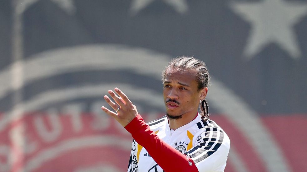 Leroy Sané ist lange dabei und spielte bei großen Turnieren noch keine große Rolle. Foto: Christian Charisius/dpa
