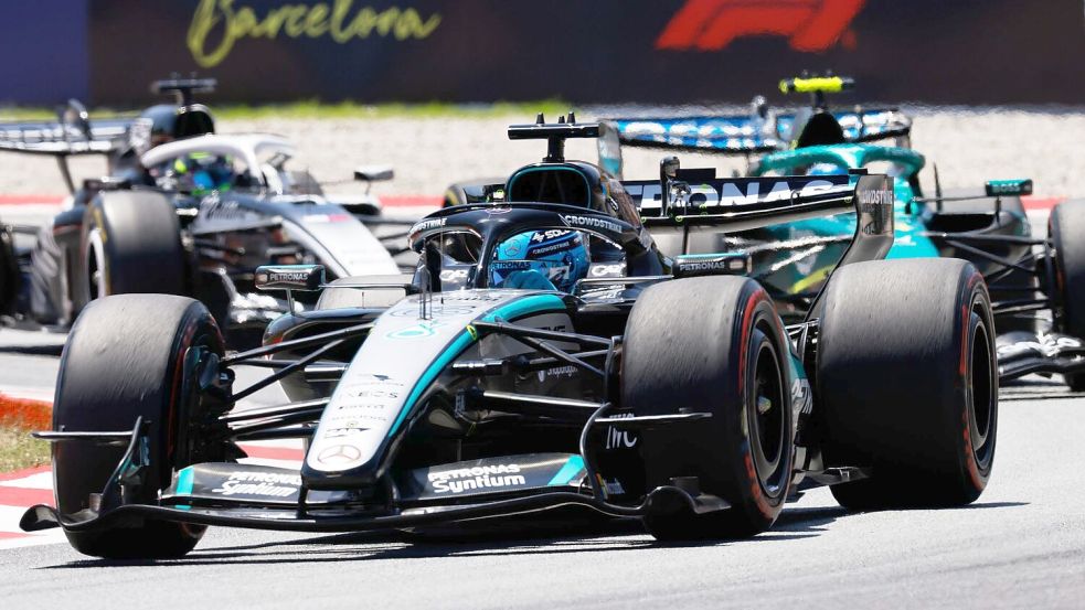 George Russell holt sich in Spanien die Pole Position. Foto: Joan Monfort