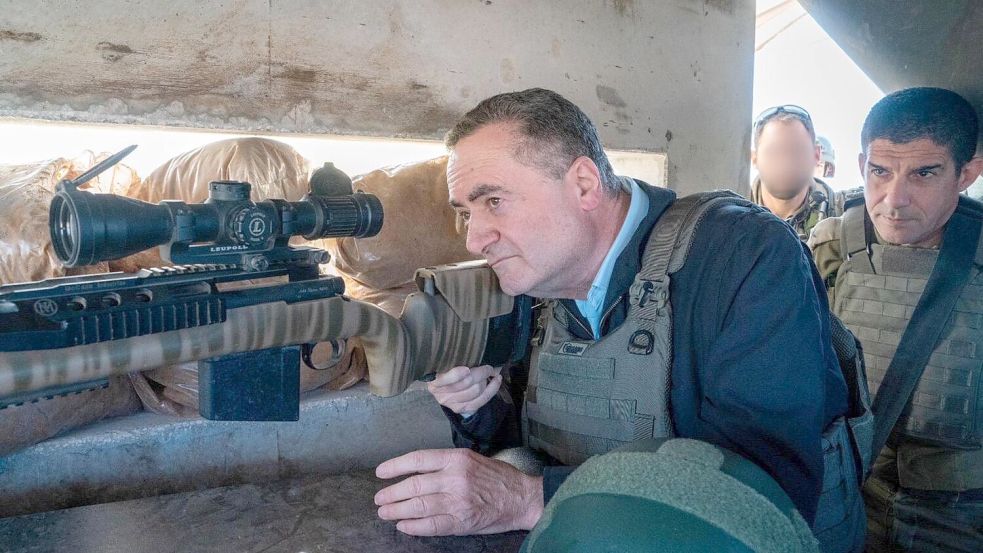Israels Verteidigungsminister Israel Katz lehnt einen Rückzug der Armee aus dem Südlibanon ab. Foto Archiv Foto: Ariel Hermoni/Verteidigungsminis