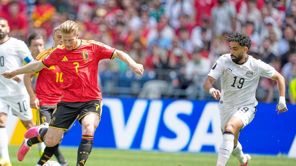 De Bruyne war offensiv noch einer der aktiveren. Foto: Lindsey Wasson