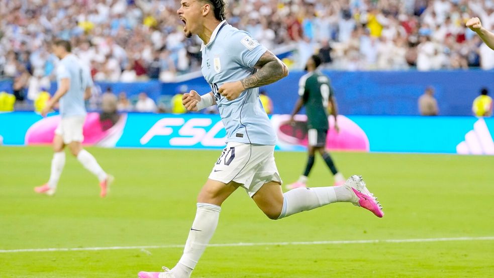 Maxi Araujo rettete Uruguay einen Punkt gegen Saudi-Arabien. Foto: Lynne Sladky