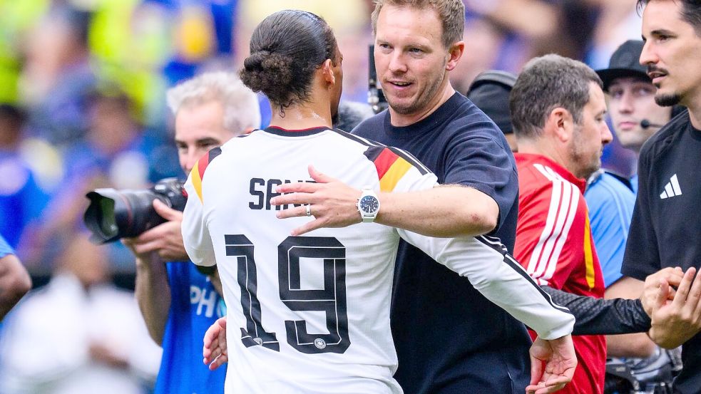 Der Bundestrainer hat Sané in dieser Saison schon öffentlich kritisiert. Foto: Tom Weller