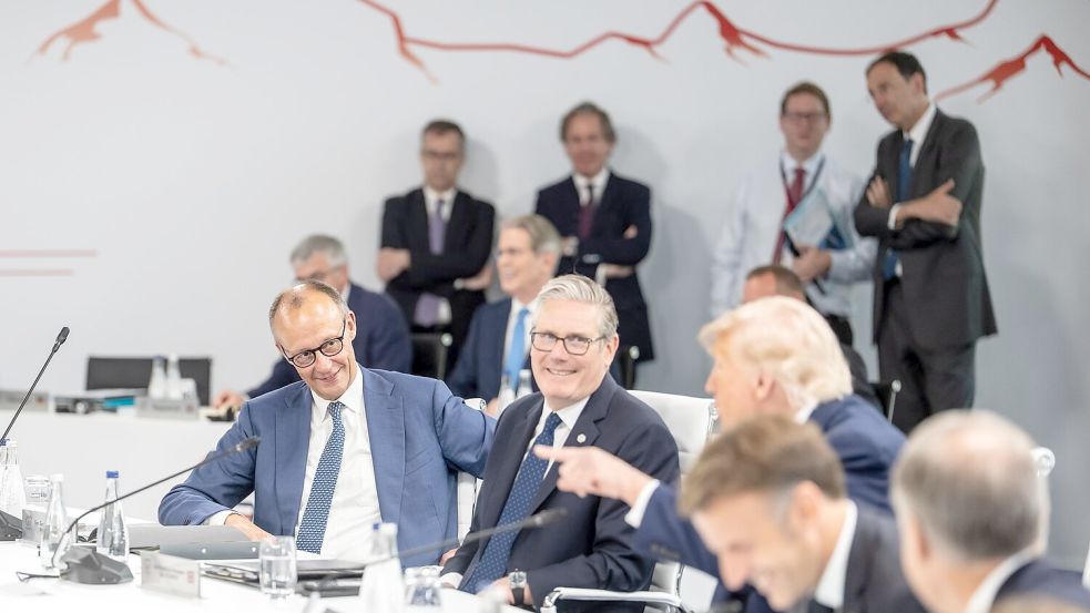 Die G7-Staaten konnten sich in diesem Jahr gleich auf mehrere Erklärungen einigen. Foto: Michael Kappeler/dpa-Pool/dpa