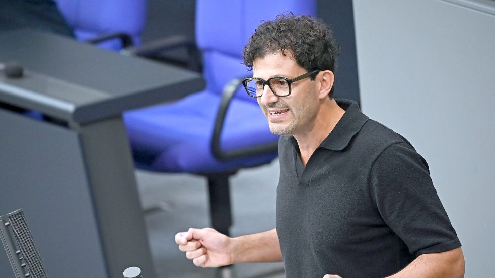 Luigi Pantisano will als künftiger Linken-Chef vor allem mit Arbeiterinnen und Arbeitern ins Gespräch kommen. (Archivbild) Foto: Helena Dolderer