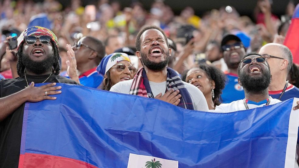Für die Fans von Haiti war es trotz der Niederlage ein besonderer Tag. Foto: Matt Slocum