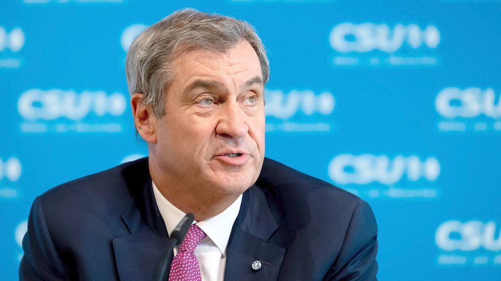 CSU-Chef Söder will Kürzungen beim Bürgergeld durchsetzen. (Archivbild) Foto: Sven Hoppe