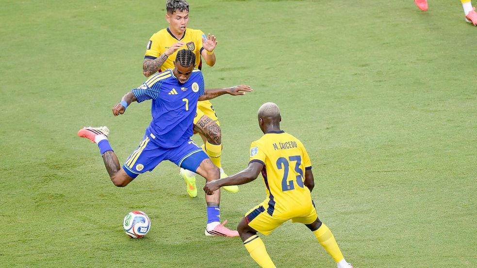 Curaçao schaffte gegen Ecuador einen Coup. Foto: Reed Hoffmann