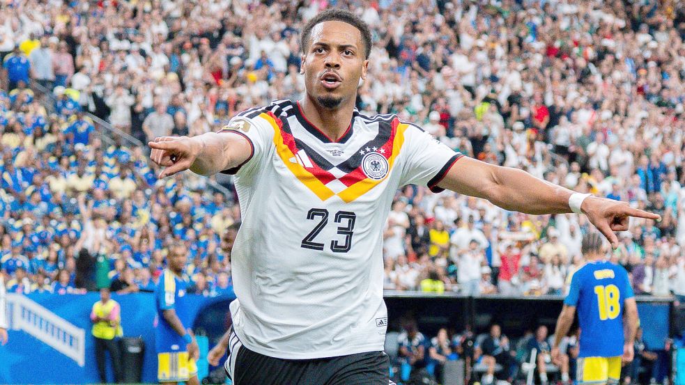 Felix Nmecha hat zum WM-Auftakt geliefert. Der Mann von Borussia Dortmund traf beim 7:1 gegen Curaçao zum wichtigen 1:0. Foto: Imago