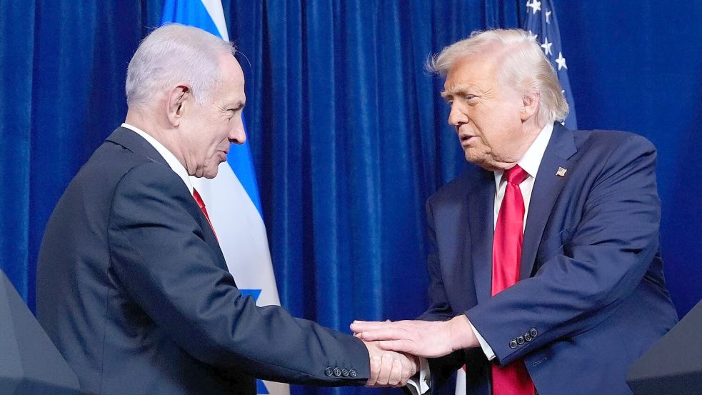 Trump kritisiert Netanjahu scharf für dessen Vorgehen im Libanon. (Archivbild) Foto: Alex Brandon/AP/dpa