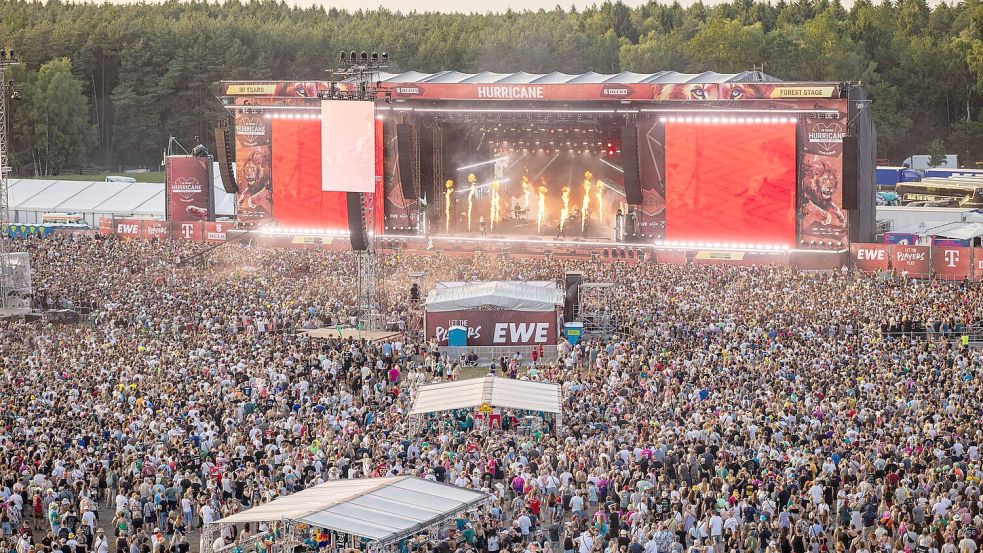 Das Hurricane zählt zu den größten Festivals in Deutschland. (Symbolbild) Foto: Markus Hibbeler