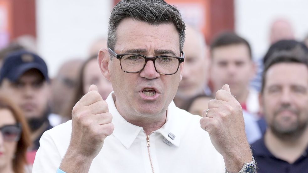 Der parteiinterne Rivale: Andy Burnham Foto: Peter Byrne/PA Wire/dpa