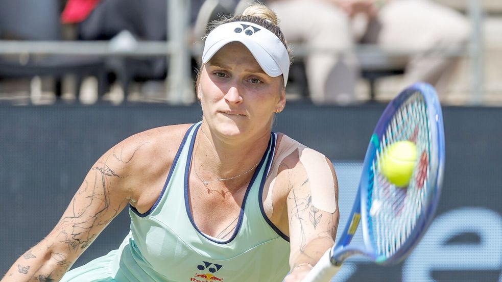 Marketa Vondrousova wurde für einen verpassten Dopingtest für vier Jahre gesperrt. (Archivbild) Foto: Andreas Gora