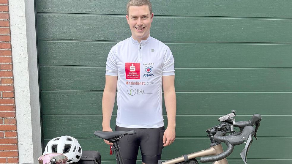Christian Saathoff aus Aurich hat es geschafft: 3200 Kilometer nach Athen mit dem Fahrrad. Fotos: privat