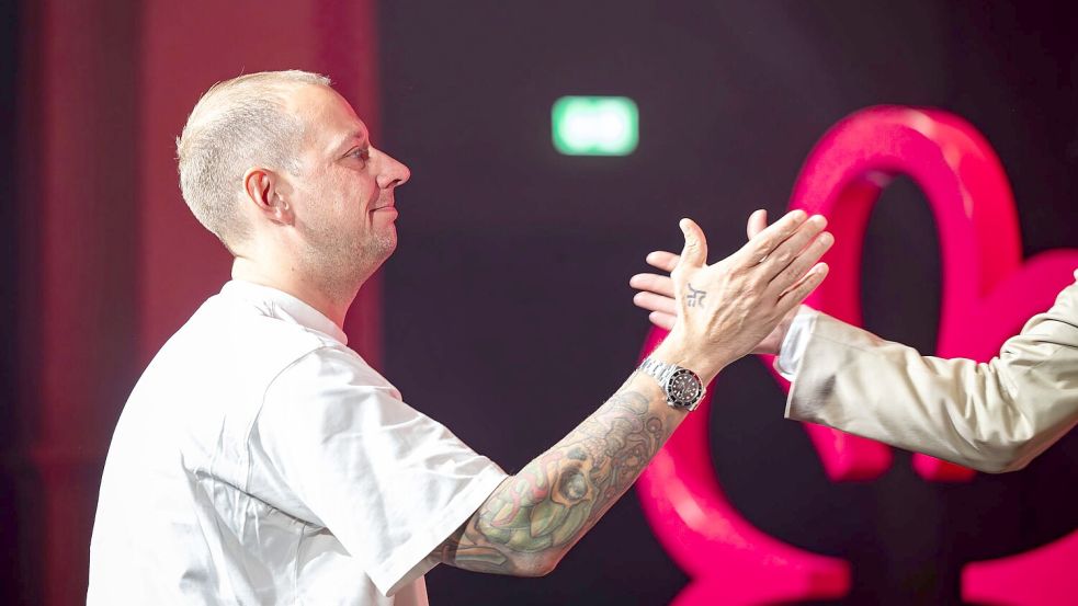 Für Daniel Schimkowitsch vom „L.A. Jordan“ kam der dritte Stern unerwartet: „Ich bin platt“ Foto: Hannes P. Albert
