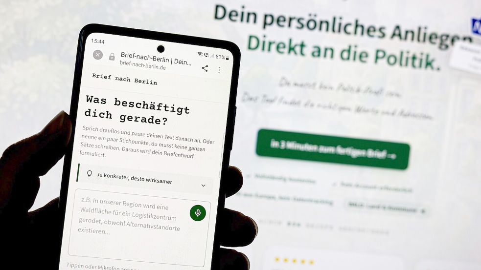 Das Portal soll helfen, sich an Politiker zu wenden. Foto: Moritz Frankenberg