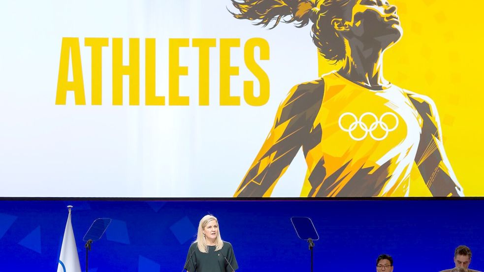 Das IOC von Chefin Kirsty Coventry zahlt Olympia-Teilnehmern künftig einen Zuschuss. Foto: Cyril Zingaro/KEYSTONE/dpa