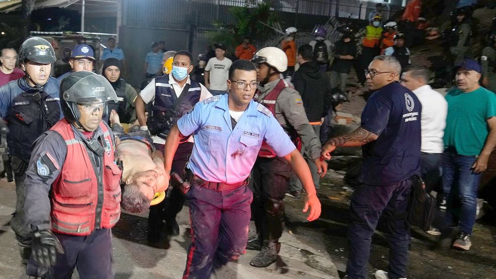 Viele Menschen wurden verletzt, zahlreiche Todesopfer werden vermutet. Foto: Ariana Cubillos