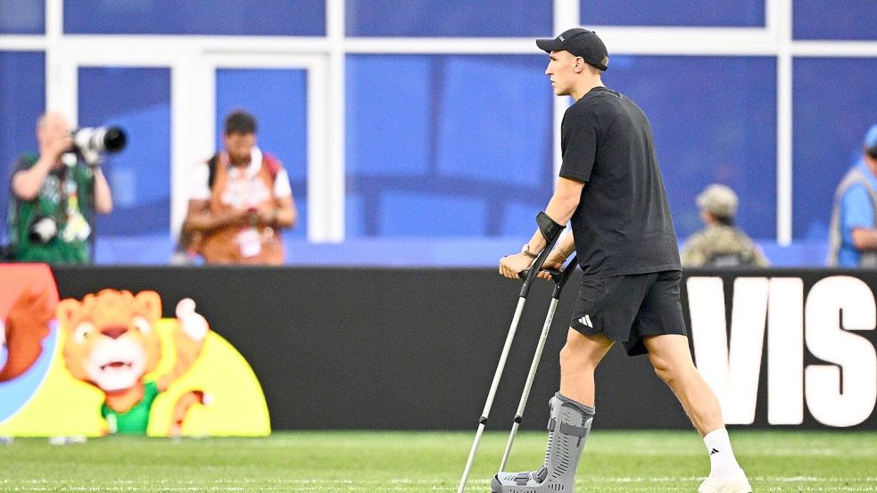 Nico Schlotterbecks Ausfall war eine herbe Schwächung für die DFB-Elf. Foto: Tom Weller/dpa
