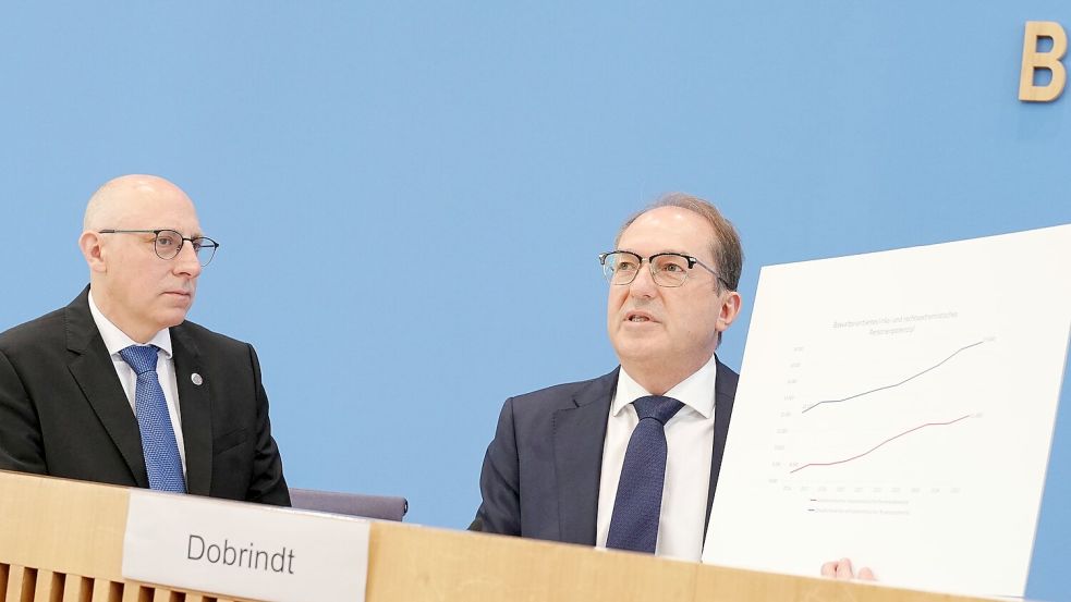 Bundesminister Alexander Dobrindt (CSU) sagt, der Linksextremismus sei zunehmend eine Bedrohung für die öffentliche Sicherheit und Ordnung. Foto: Kay Nietfeld/dpa