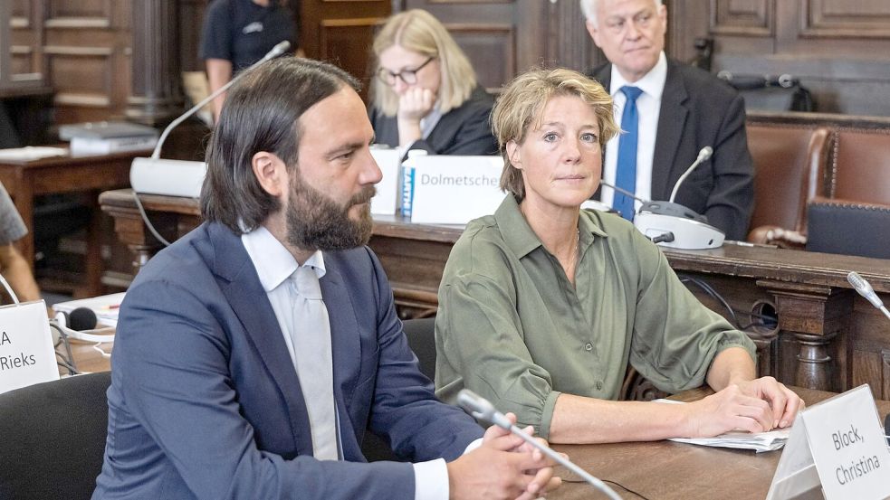 Die Angeklagte Block bestreitet, vorher von Tatplänen gewusst zu haben. Foto: Markus Scholz