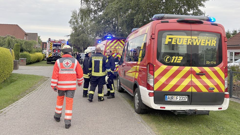 Die Feuerwehr rückte aus. Foto: Karin Böhmer