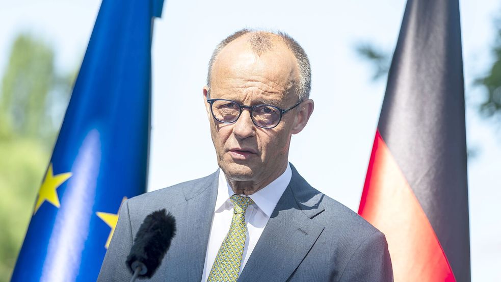 Auf Mission „Deutschland wieder flott kriegen“: Bundeskanzler Friedrich Merz (CDU) bei der Vorstellung der geplanten Reformen. Familien mit Kindern sollen steuerlich entlastet werden. Foto: imago/Mike Schmidt