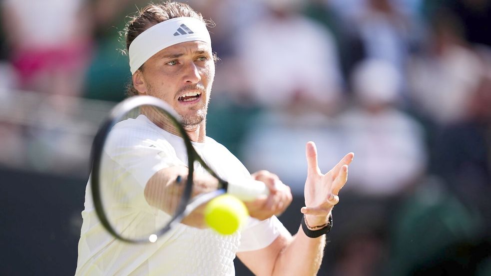 Alexander Zverev gewann seine bisherigen drei Partien ungefährdet. Foto: John Walton