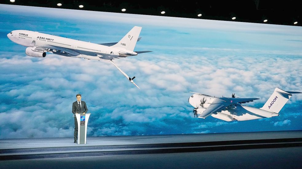 Nato-Generalsekretär Rutte fordert mehr Risikobereitschaft von der Rüstungsindustrie. Foto: Hussein Malla