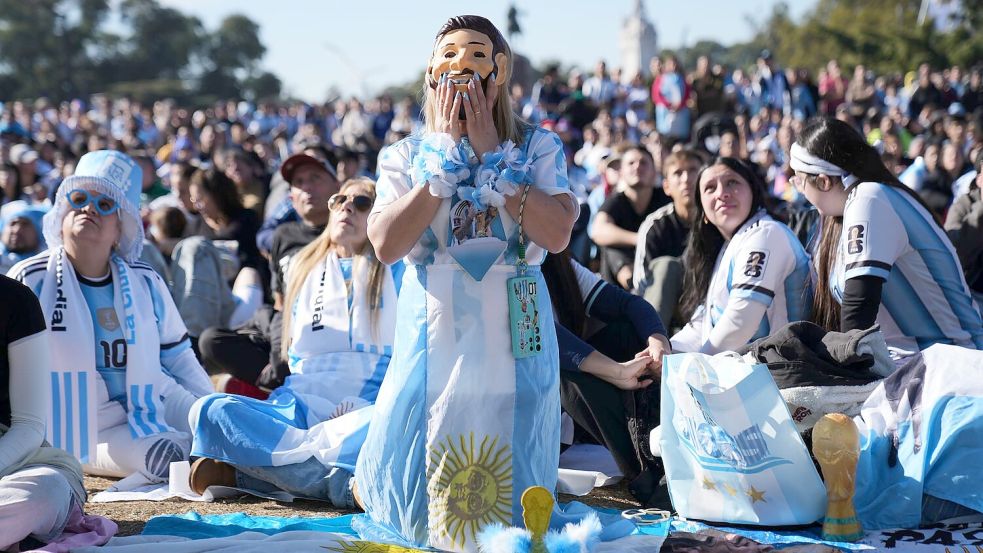In Argentinien wurde mit Lionel Messi und Co. mitgefiebert. Foto: Rodrigo Abd