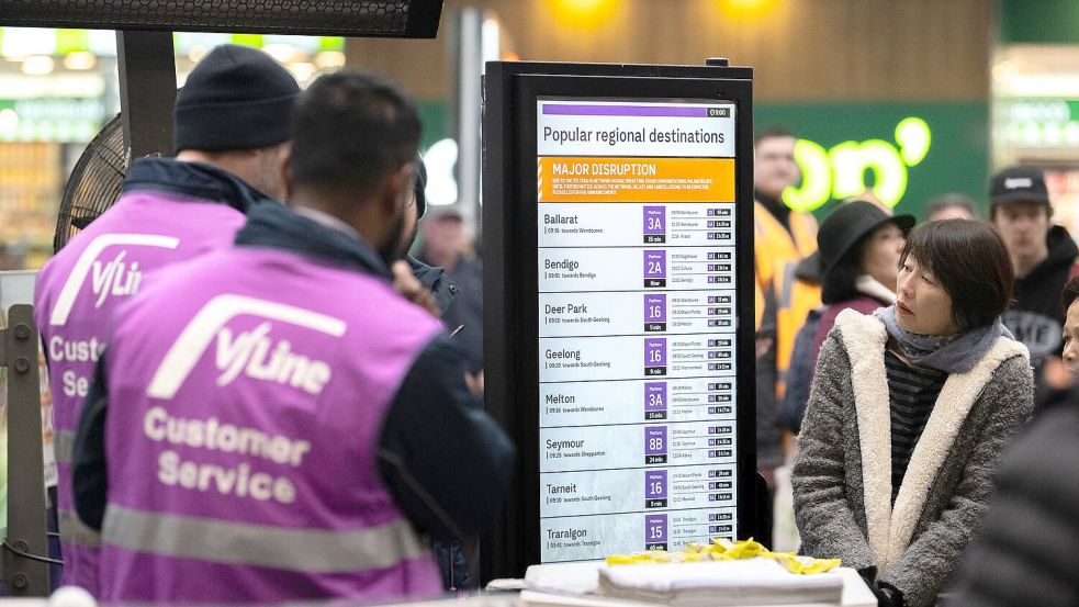 Auch der Bahnverkehr war betroffen. Foto: Jay Kogler