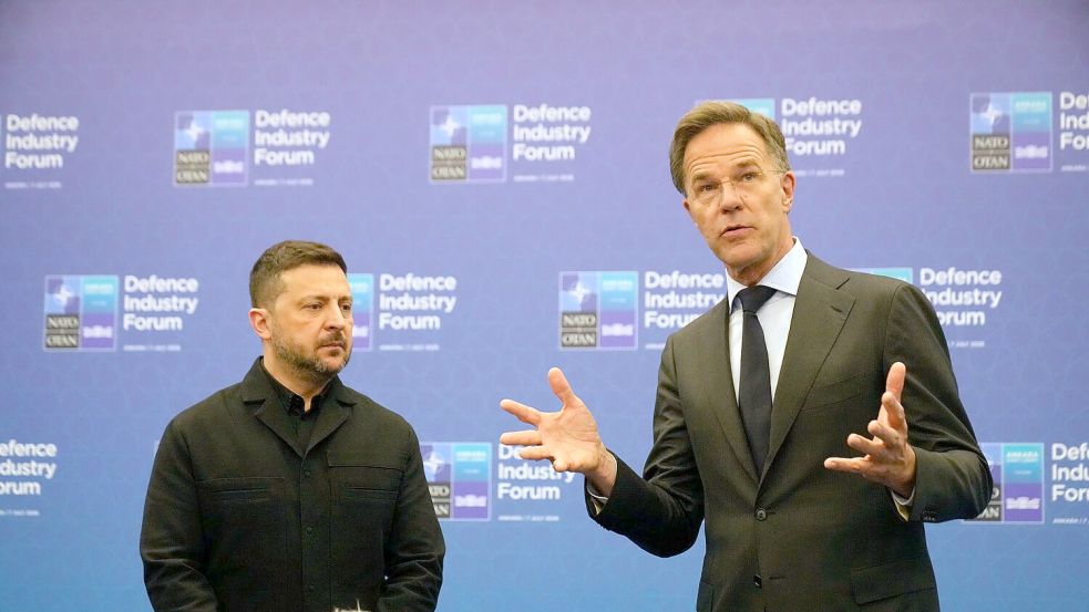 Nato-Generalsekretär Mark Rutte ist ein großer Unterstützer der Ukraine. Foto: Hussein Malla