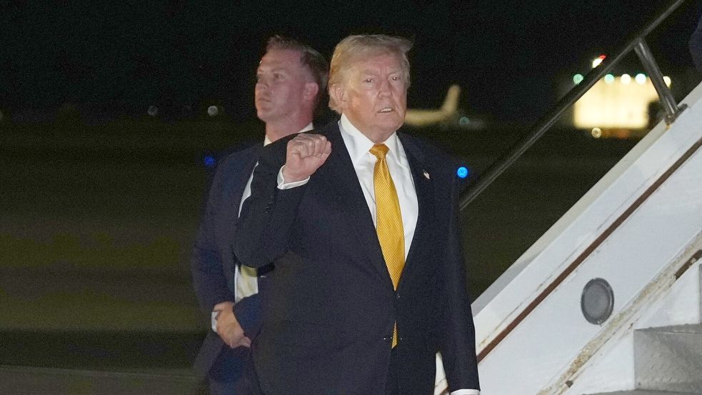 US-Präsident Trump stellt einen noch größeren Truppenabzug aus Europa in Aussicht. Foto: Alex Brandon