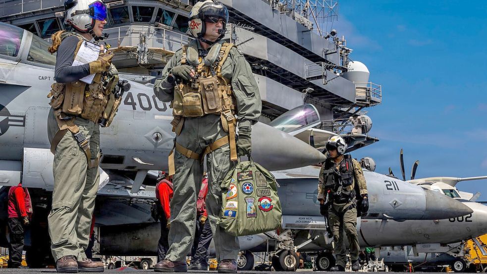 Das US-Militär greift weiter im Iran an. (Archivbild) Foto: Seaman Daniel Kimmelman/US Navy/