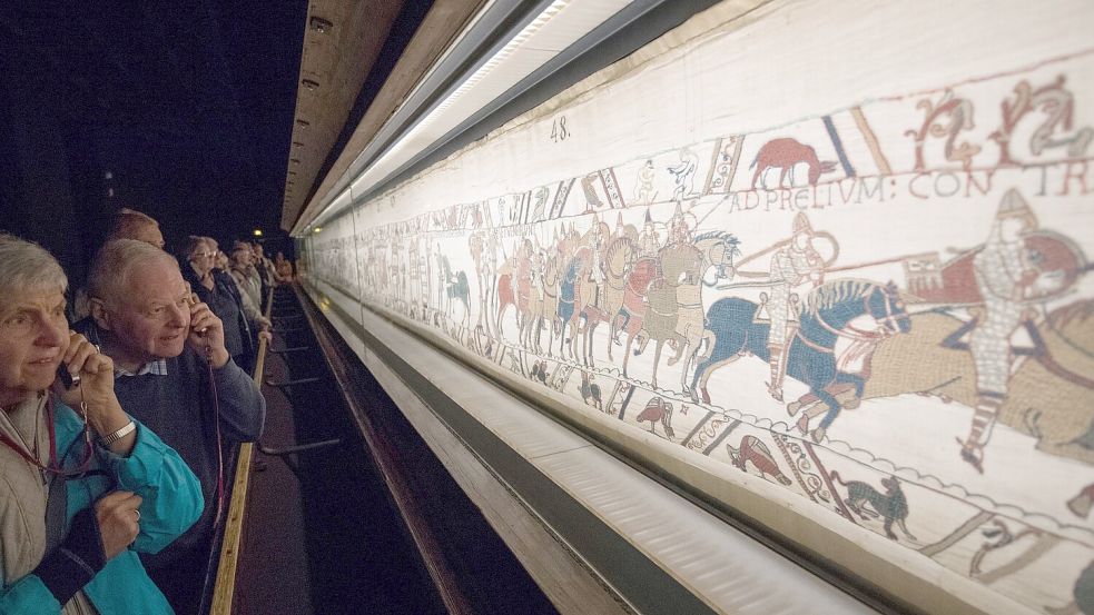 Über Monate können Kunstbegeisterte den Teppich in London bestaunen. (Archivbild) Foto: Loic Venance/AFP/dpa