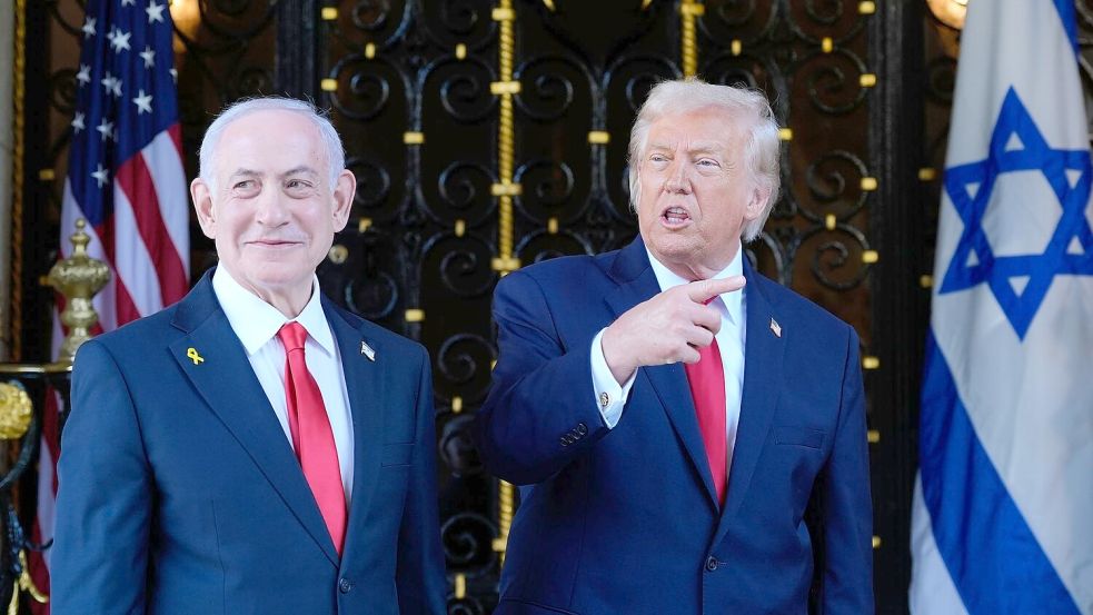Laut Berichten hat Israel Trump vor einem iranischem Mordkomplott gewarnt. (Archivbild) Foto: Alex Brandon/AP/dpa