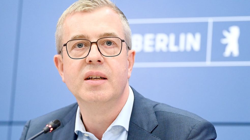 Er soll neuer CDU-Spitzenkandidat werden: Finanzsenator Stefan Evers. (Archivbild) Foto: Elisa Schu