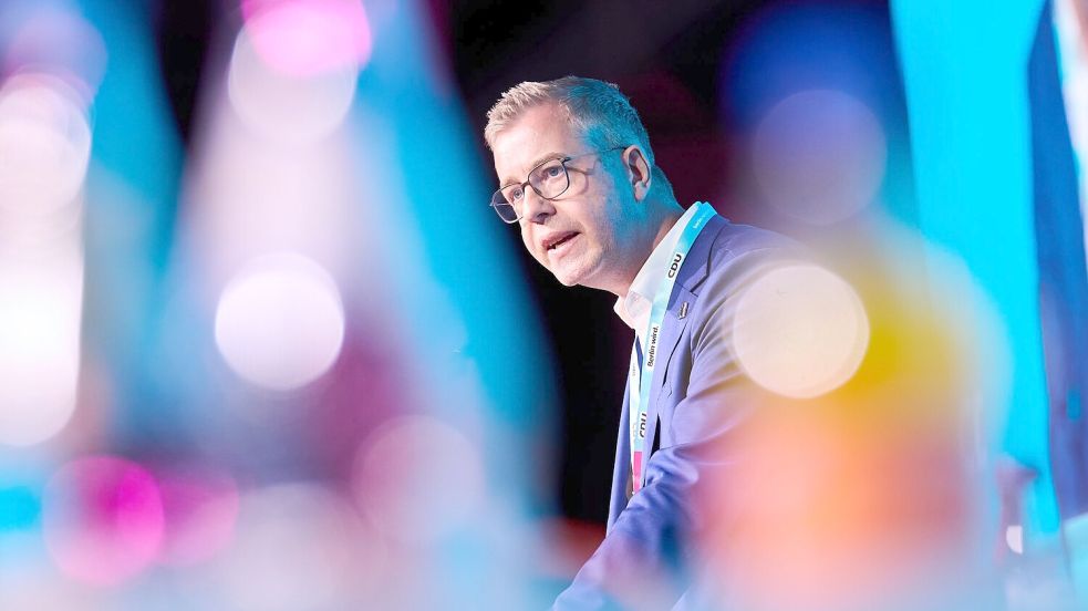 Finanzsenator Stefan Evers (CDU) ist schon lange in der Berliner Landespolitik aktiv. (Archivbild) Foto: Annette Riedl