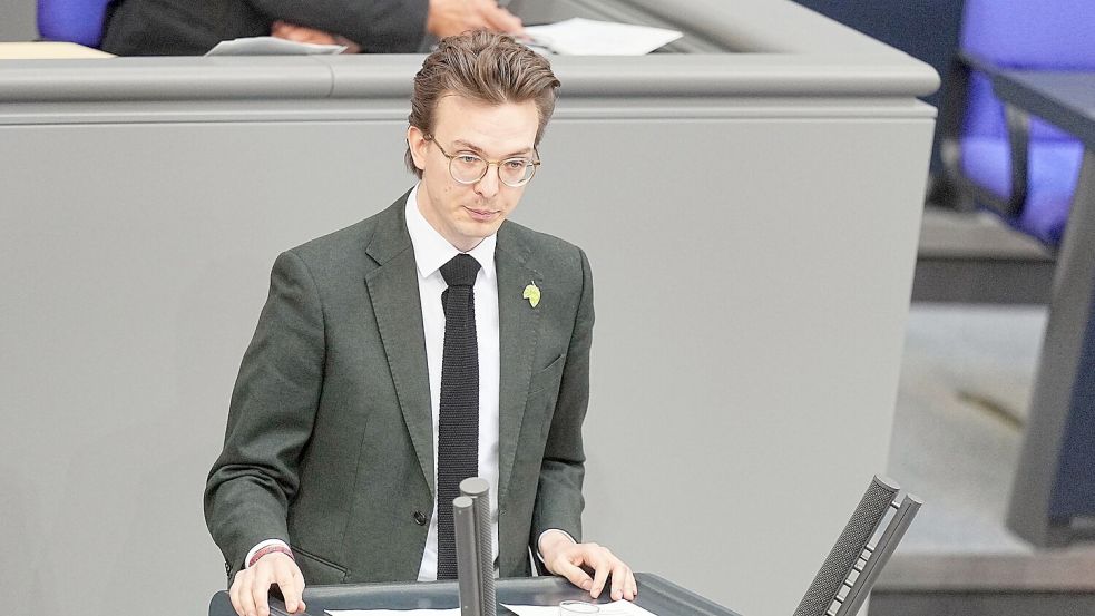 Leon Eckert kümmert sich in der Grünen-Bundestagsfraktion um das Thema Katastrophenschutz. (Archivfoto) Foto: Michael Kappeler/dpa