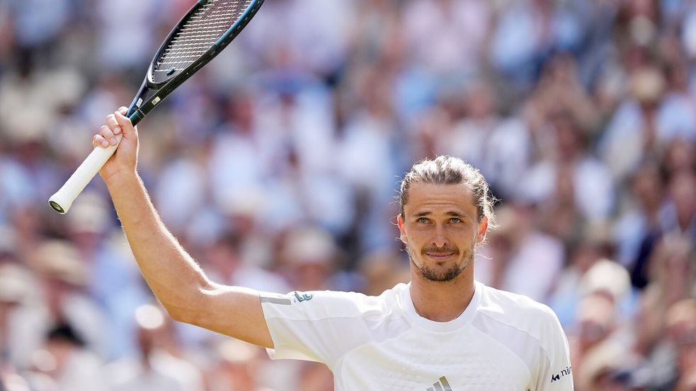 Am Sonntag kann er deutsche Tennis-Geschichte schreiben: Alexander Zverev. Foto: Adam Davy