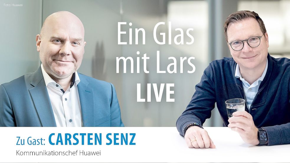 Carsten Senz kommt im August erneut nach Ostfriesland. Dieses Mal diskutiert er mit Lars Reckermann in Aurich. Grafik: Kirsten Schüür.