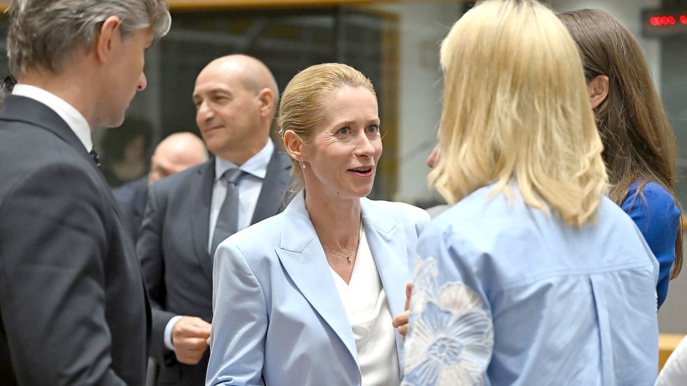 Hat einen schwierigen Vermittlerjob: Die EU-Außenbeauftragte Kaja Kallas. Foto: Michael Brandt