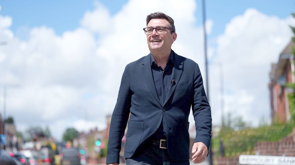 Andy Burnham wird mit hoher Wahrscheinlichkeit der nächste britische Premierminister. (Archivbild) Foto: Jon Super