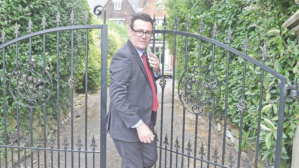 Auf dem Weg in die Downing Street: Andy Burnham. (Archivbild) Foto: Peter Powell