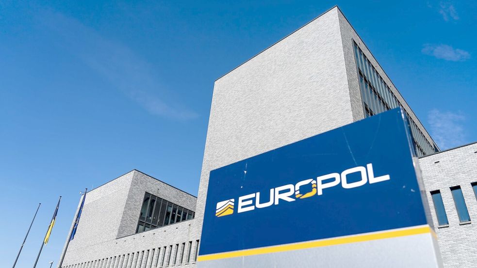 Blick auf das Gebäude der EU-Polizeibehörde Europol in Den Haag. Foto: Jerry Lampen/anp/dpa