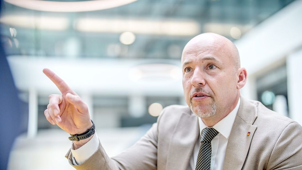 CSU-Landesgruppenchef Hoffmann sieht die Koalition auf einem guten Weg mit ihrem Reformkurs. Foto: Michael Kappeler