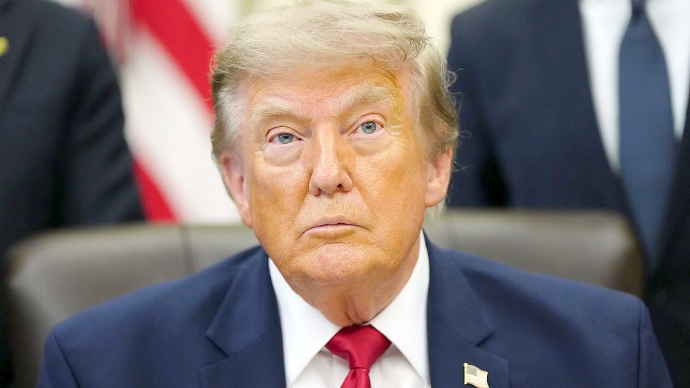 US-Präsident Trump droht dem Iran mit Angriffen auf zivile Infrastruktur. Foto: Julia Demaree Nikhinson