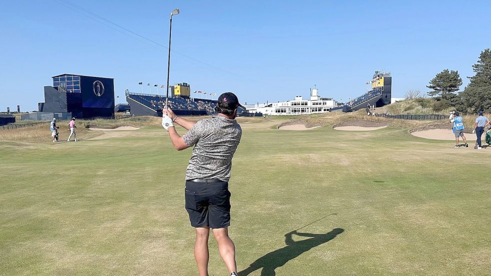 Die 154. British Open wird im Royal Birkdale Golf Club ausgespielt. Foto: Doug Ferguson/AP/dpa