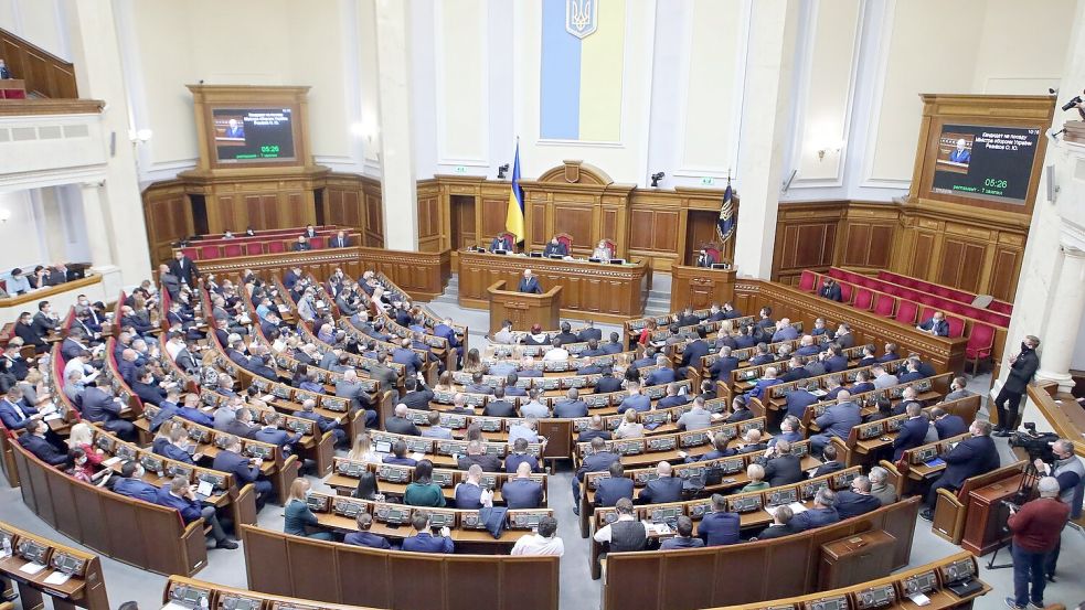 Das ukrainische Parlament muss der Ernennung des neuen Ministerpräsidenten noch zustimmen. (Archivbild) Foto: -/Ukrinform/dpa