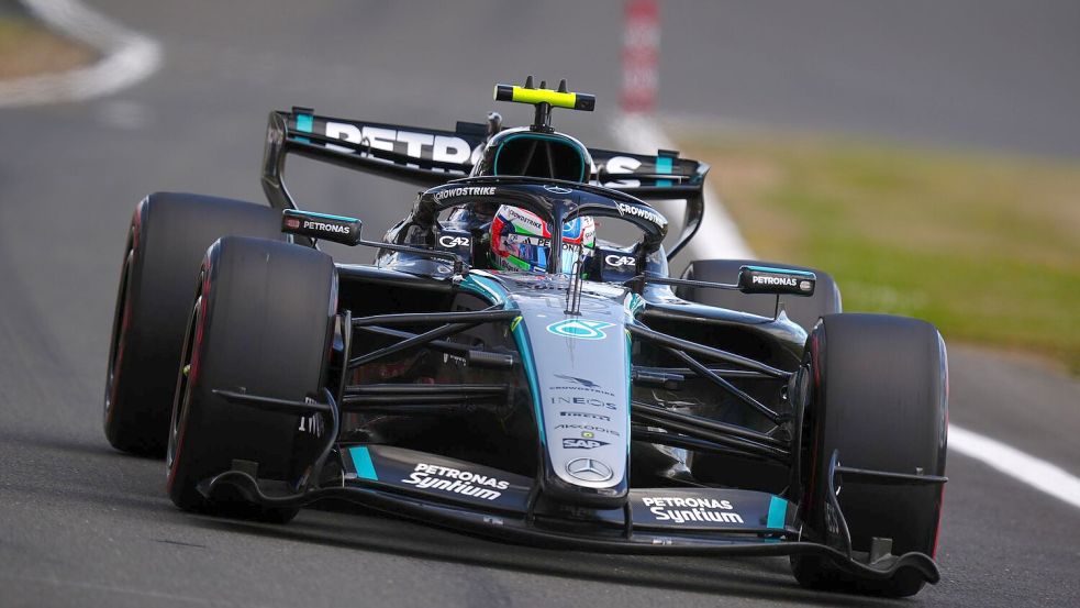 Mercedes ist mit Antonelli Favorit auf den WM-Titel. (Archivbild) Foto: David Davies