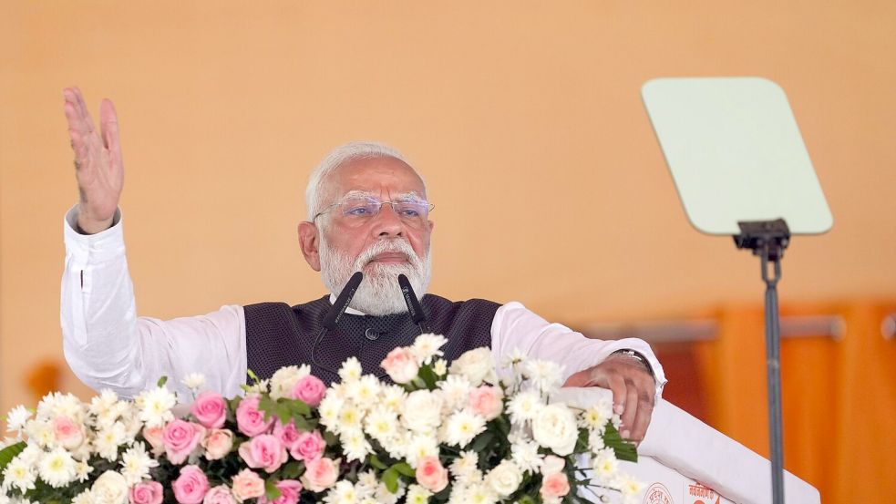 Der indische Premierminister Narendra Modi beglückwünschte Skyroot Aerospace zum Start. (Illustration) Foto: Rajesh Kumar Singh